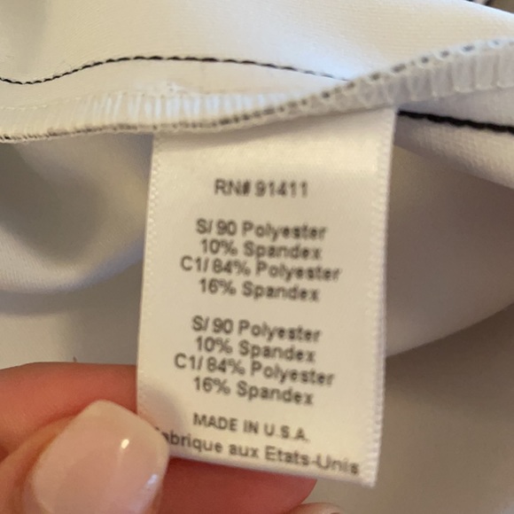 CLOVER CANYON Strapless Jewel A Line Scuba Dress - Picture 6 of 7